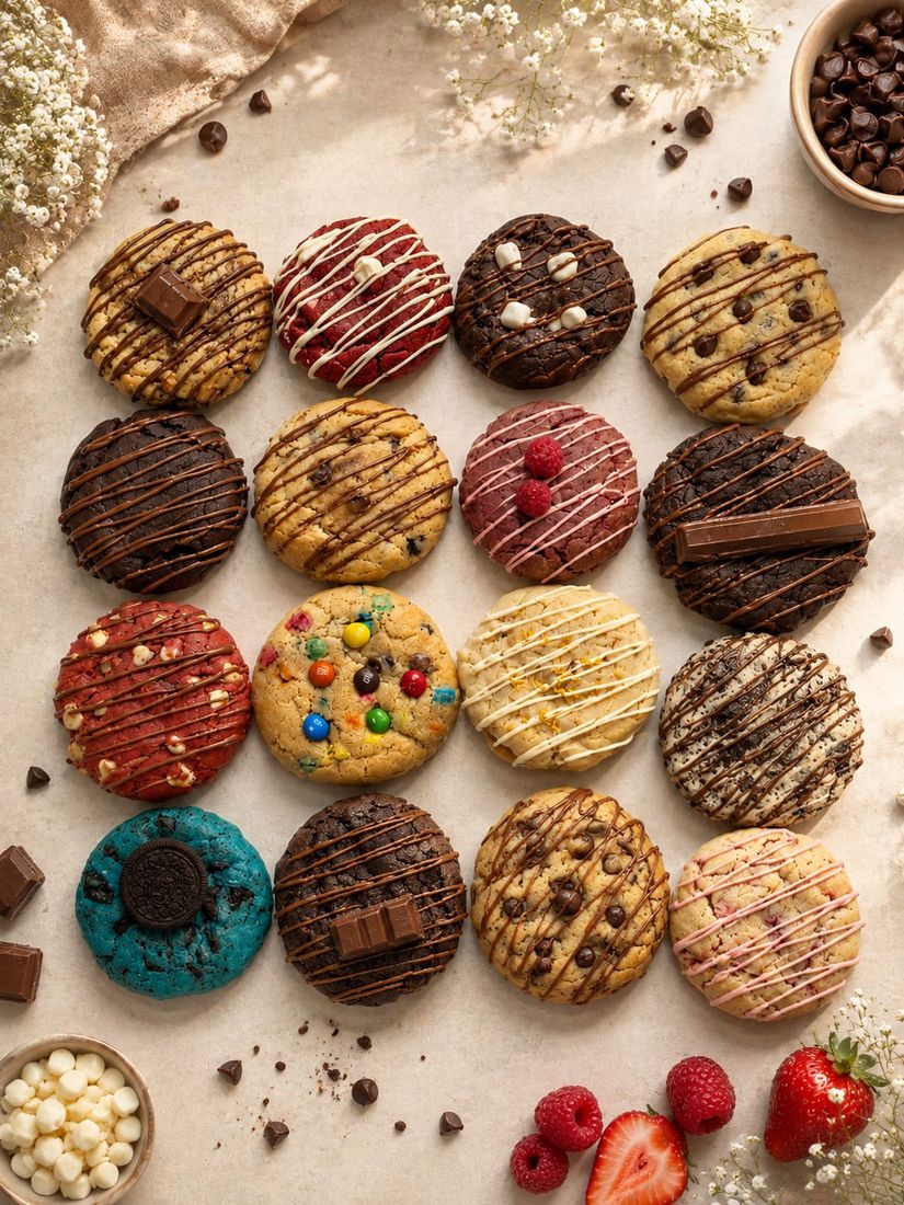 Cookies Anto's: Red Velvet, Oreo Monster, M&M's y más